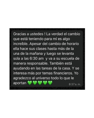 Testimonio de alumno 6