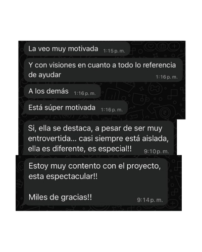 Testimonio de alumno 7