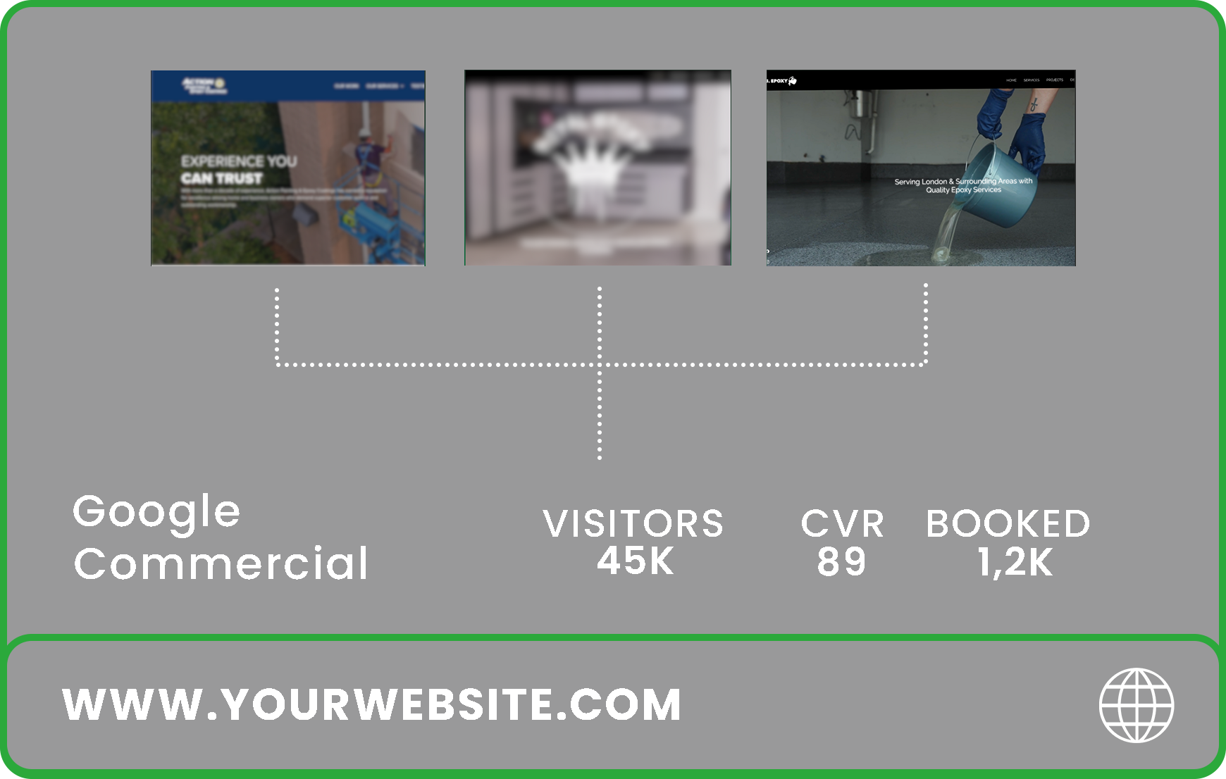 Website mockup preview