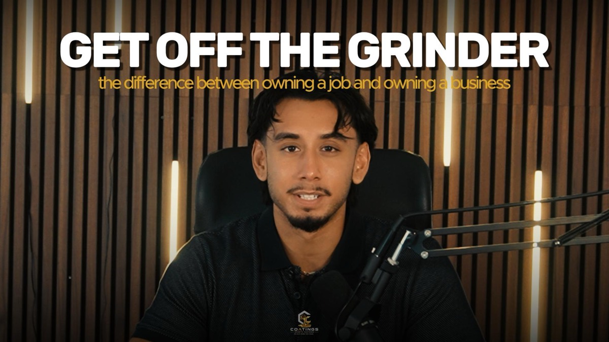 Get Off the Grinder: Owning a Job vs. Owning an Epoxy Business