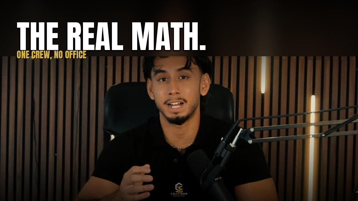 The Real Math of a $546,000 Epoxy Flooring Business (One Crew, No Office)