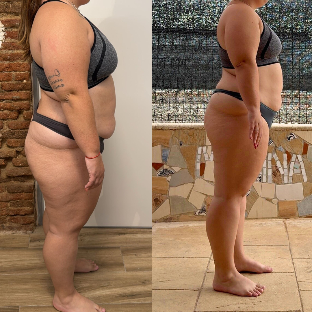 Transformaci√≥n de Judith, 27 a√±os: ‚àí3 kg en 1 mes