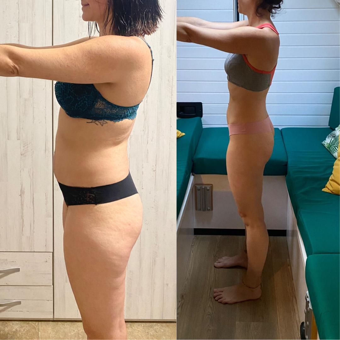 Transformaci√≥n de Elisabeth, 35 a√±os: ‚àí4 kg en 3 meses