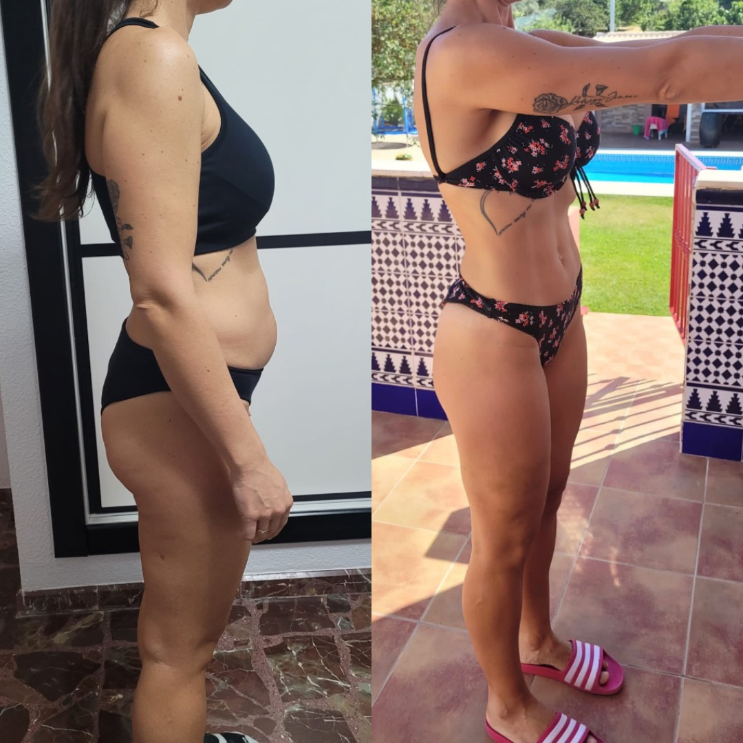 Transformaci√≥n de Sara, 35 a√±os: ‚àí8,6 kg en 6 meses