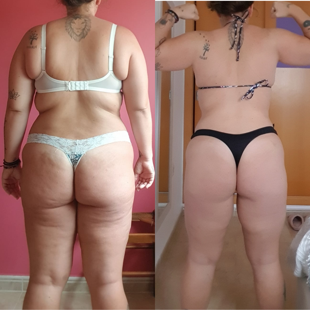 Transformaci√≥n de Inma, 30 a√±os: ‚àí9 kg en 6 meses comiendo m√°s