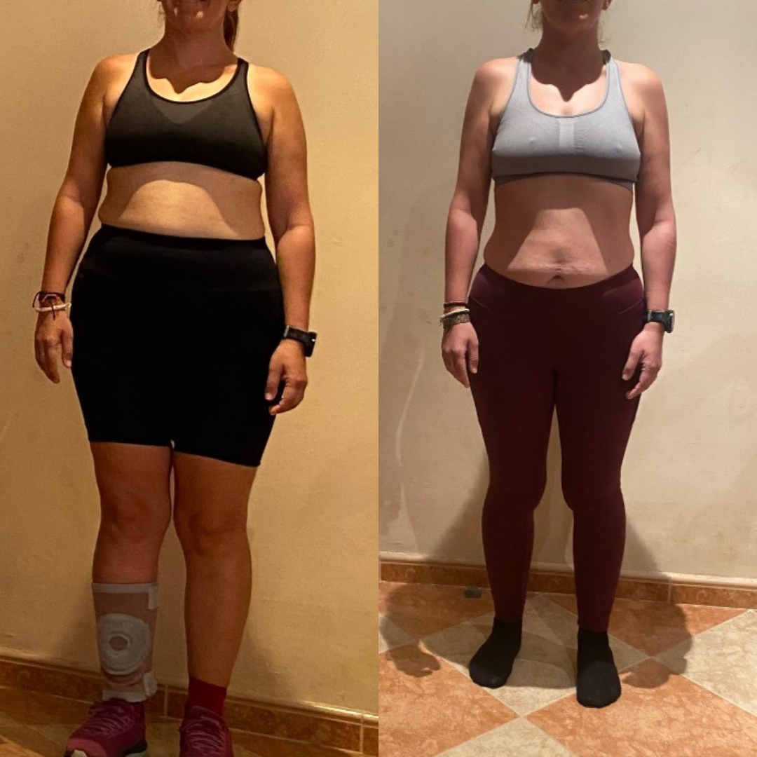 Transformaci√≥n de Amparo, 44 a√±os: ‚àí11 kg en 9 meses