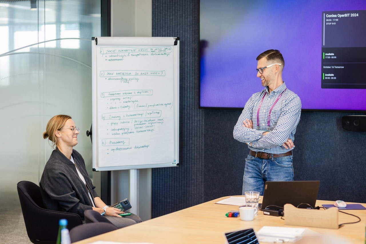 Praca nad modelem przywództwa podczas sesji mentoringowej