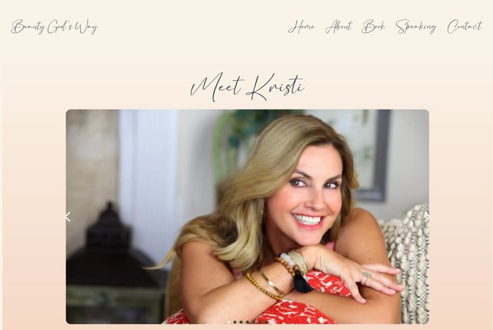 Beauty God's Way — author homepage for Kristi Addis Hickman