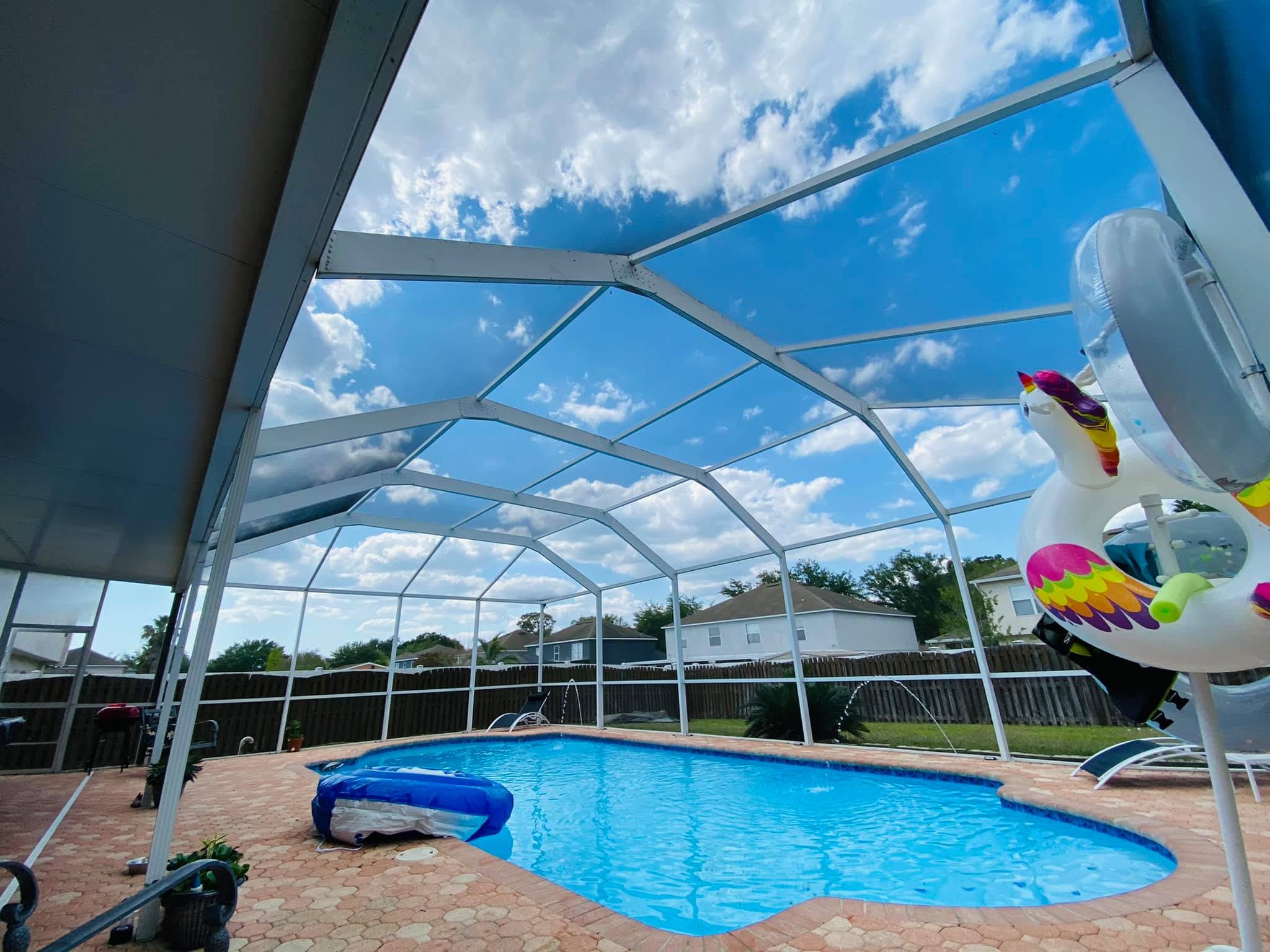 Storm damage screen panel restoration in Seffner, FL by Screen Boss