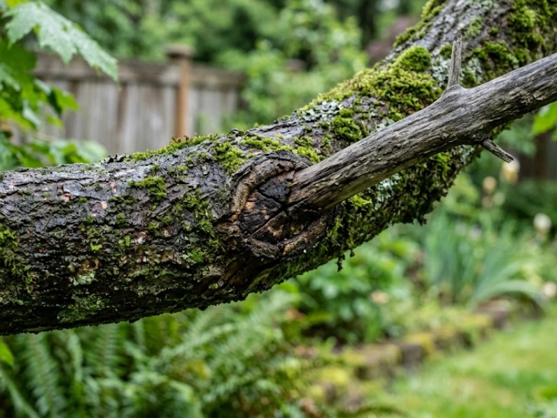 Tree Ninjas certified arborist removing dead branches during crown cleaning on a mature tree on a Snohomish WA property Tree Ninjas certified arborist removing dead branches during crown cleaning on a mature tree on a Snohomish WA property