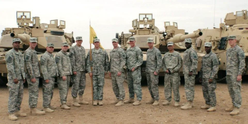 Chris Mendham deployed in Iraq