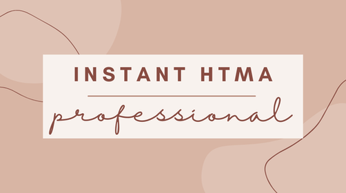 HTMA Professional Training with Jensen Test Don't Guess