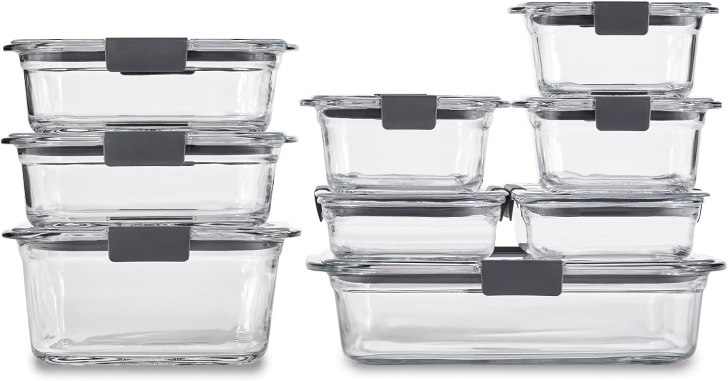 Rubbermaid Brilliance Glass Food Storage Containers