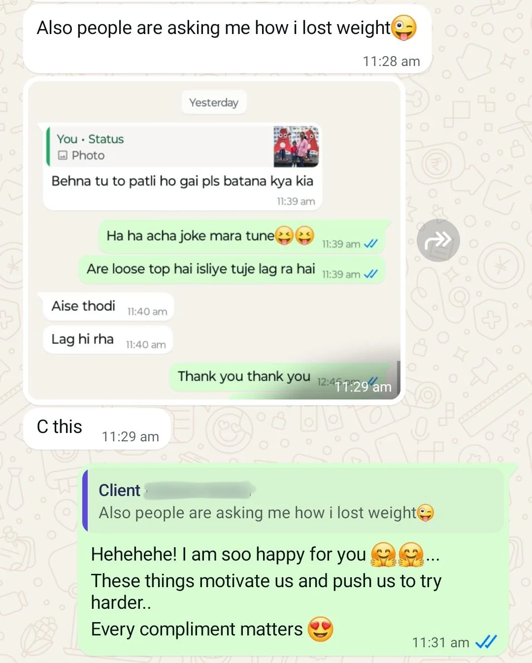 Client Testimonial