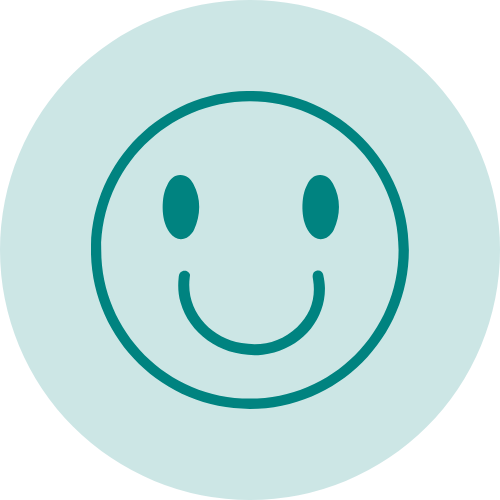 100% delight guarantee icon