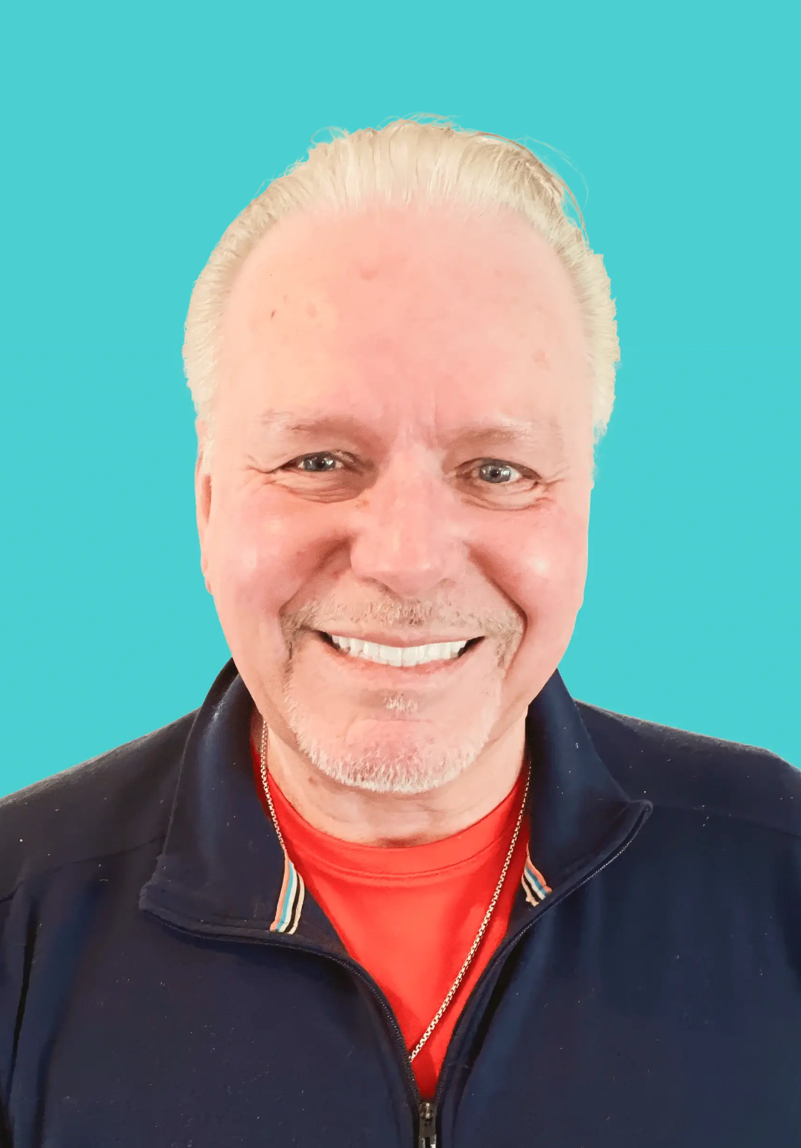 Patient smile after dental implant treatment