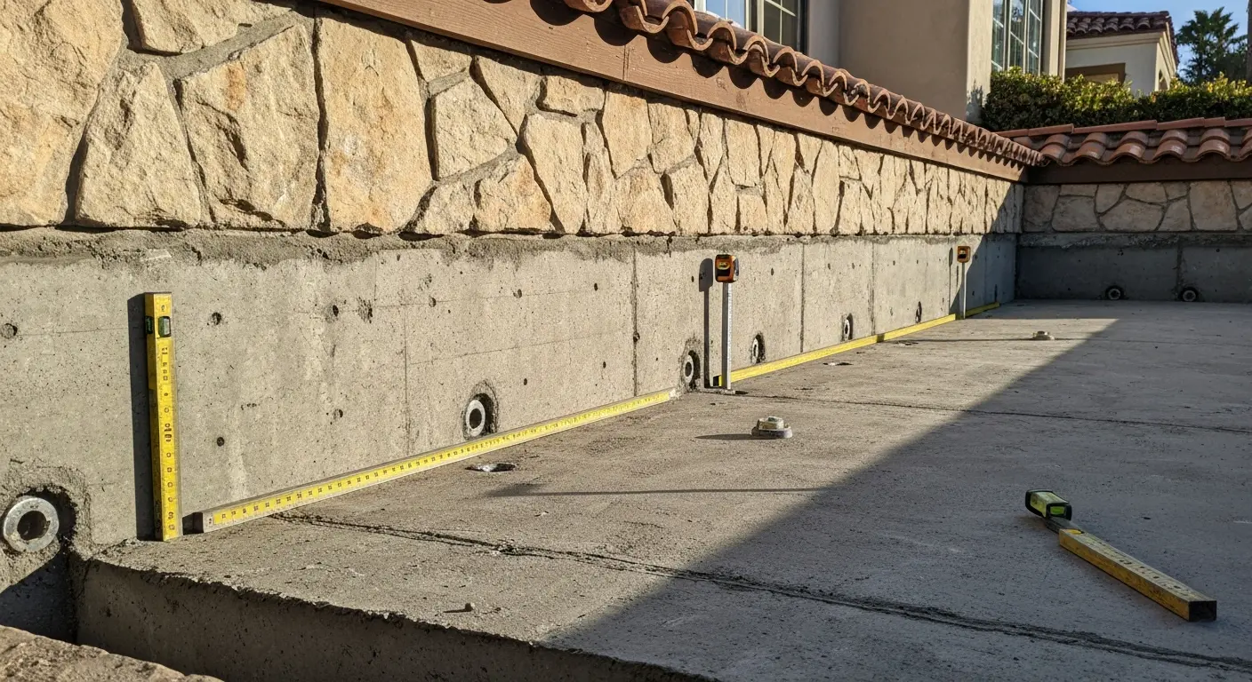 Foundation repair work