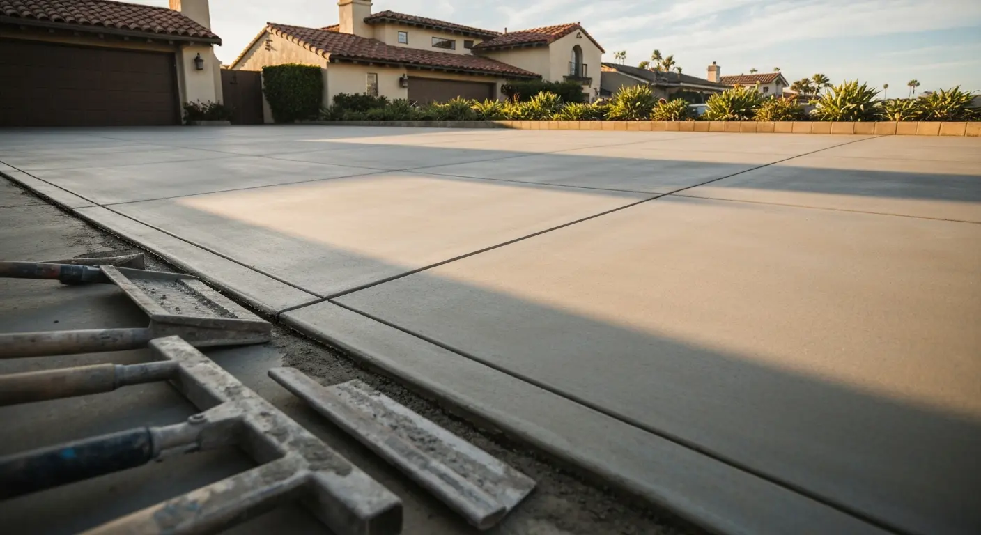 Concrete work in progress