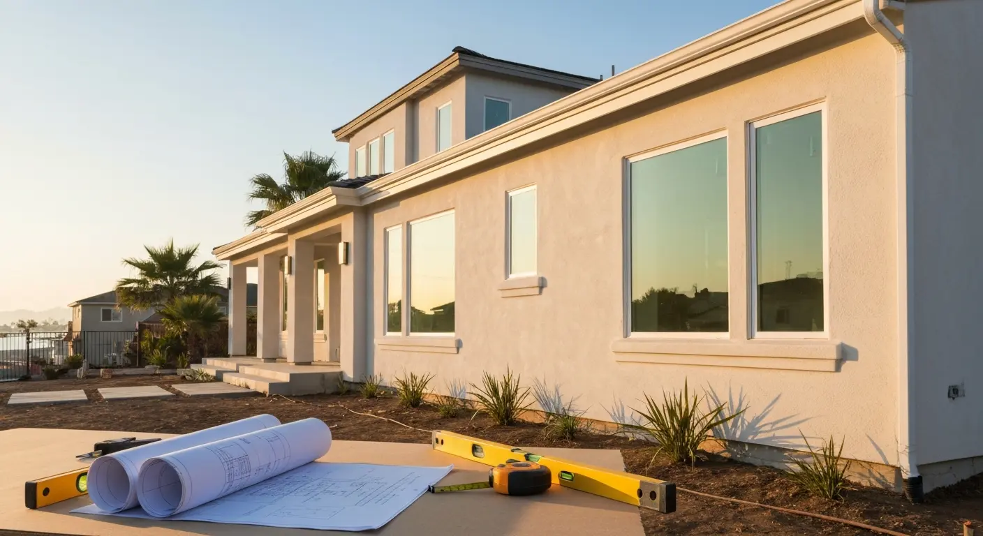 Custom home construction in Long Beach