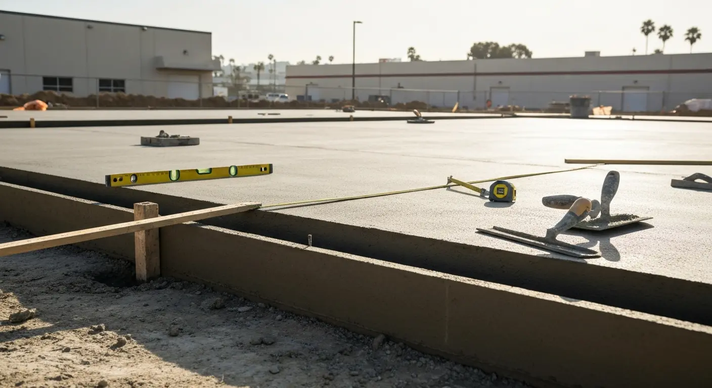 Foundation and concrete work