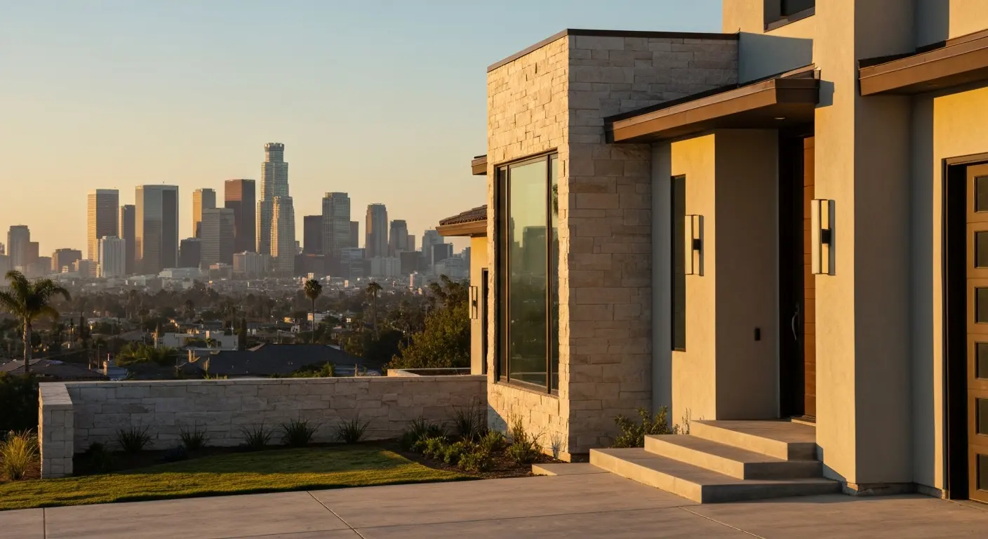 Custom home construction in Los Angeles