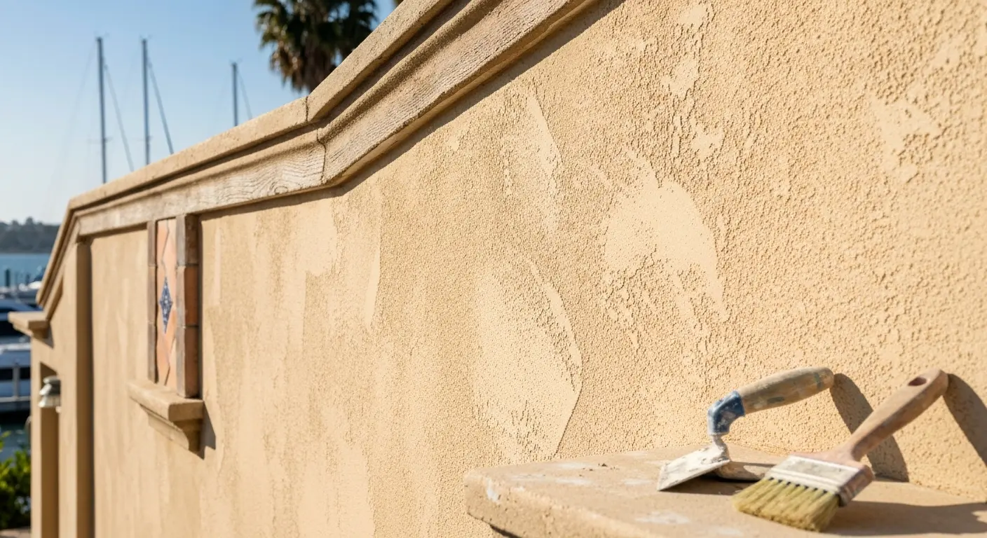 Coastal stucco durability in Newport Beach