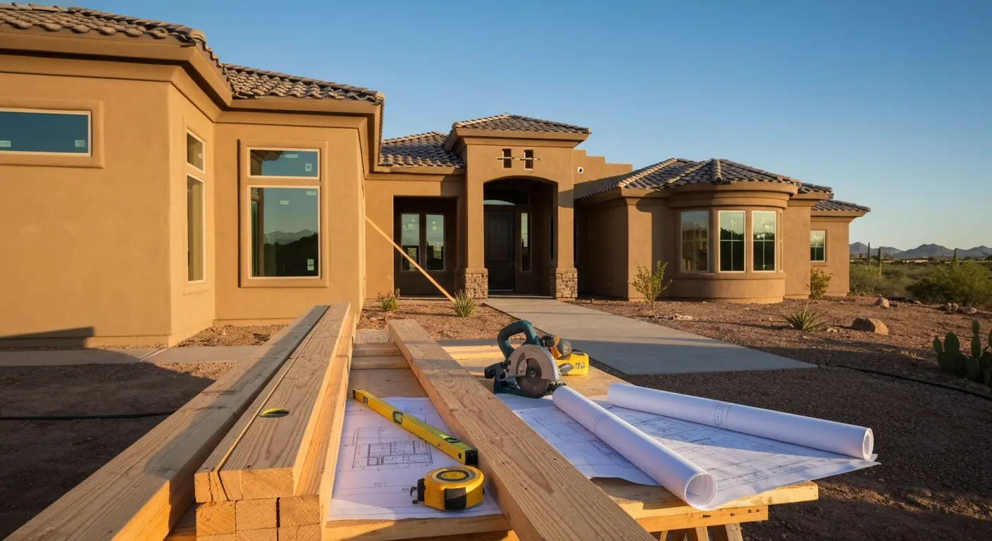 Custom home construction in Arcadia