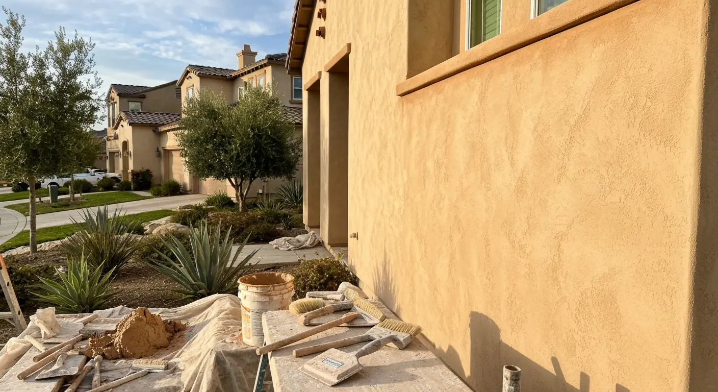 Stucco exterior work