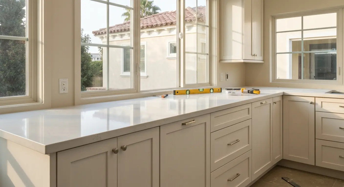 Kitchen cabinet installation