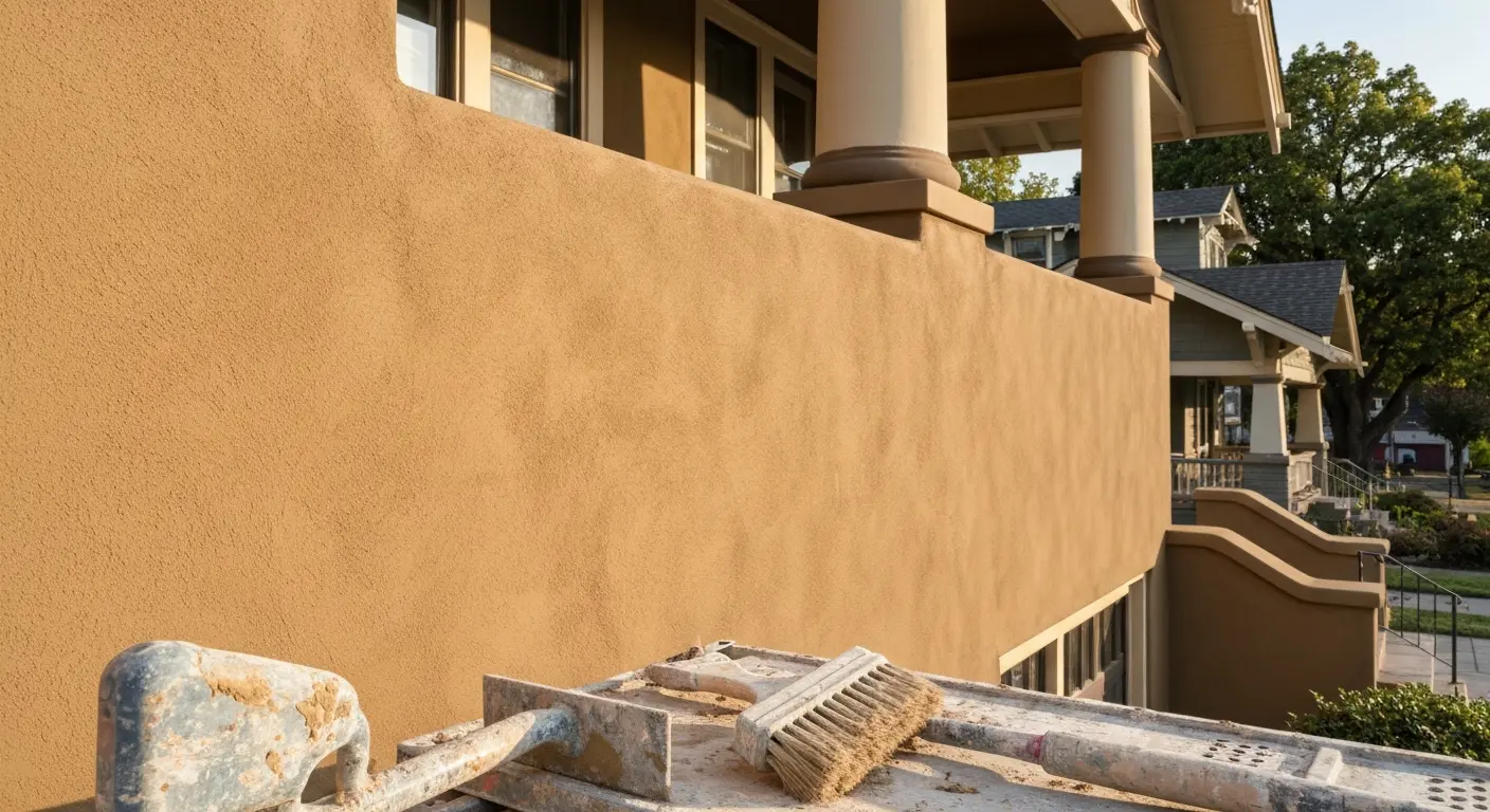 Exterior stucco installation and restoration