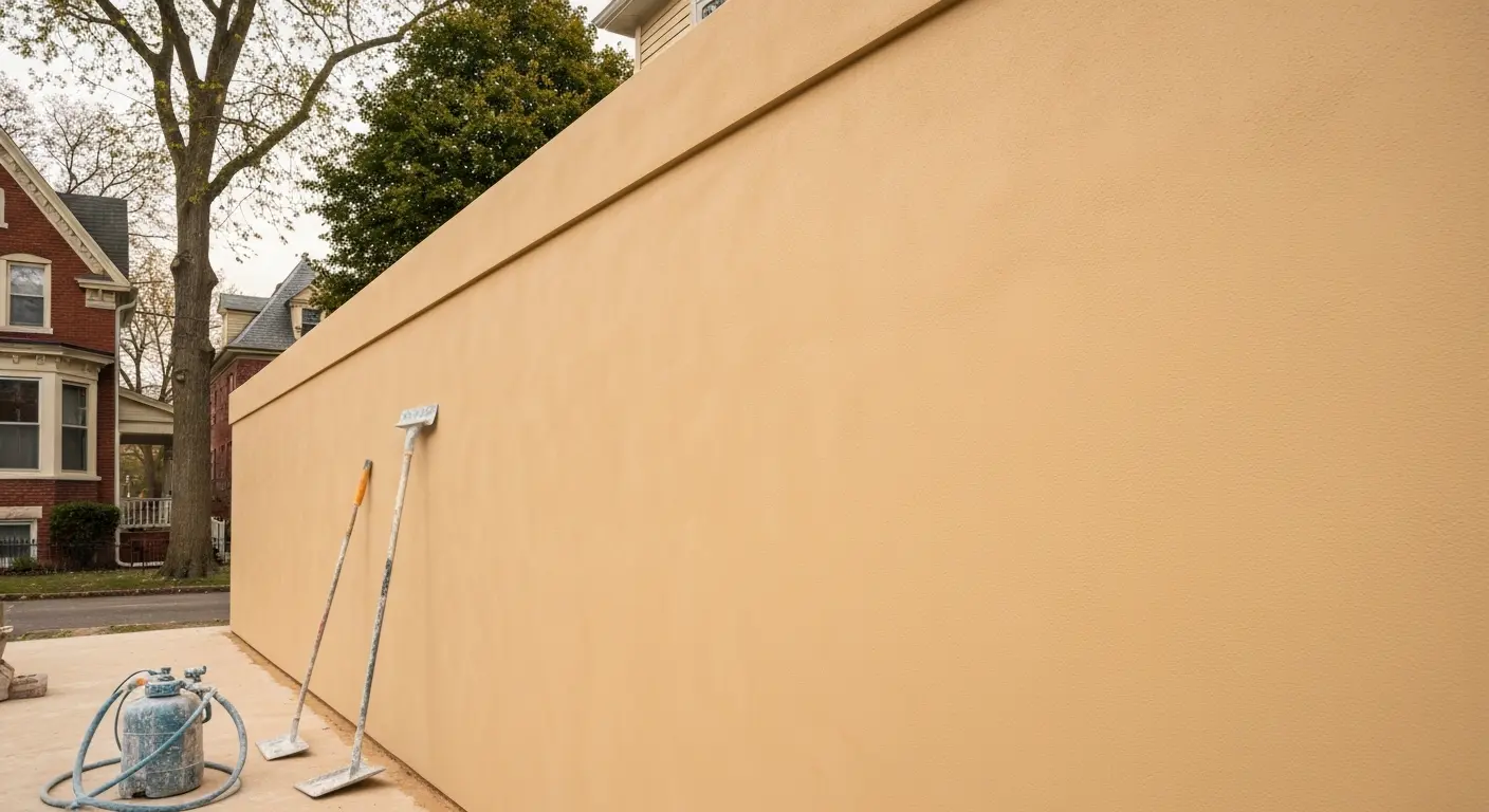 Stucco exterior installation