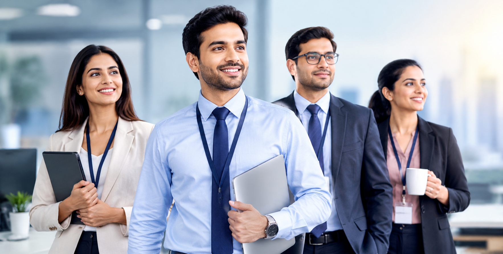 Woman exploring flexible work options