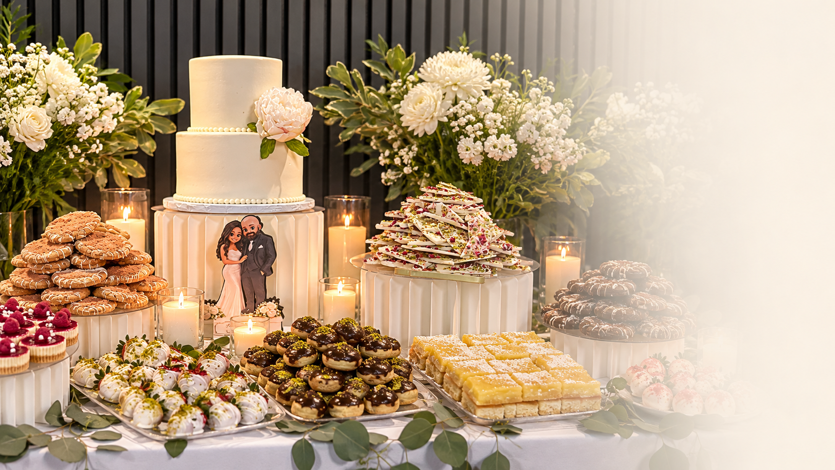 Everby wedding table designed around the venue and couple