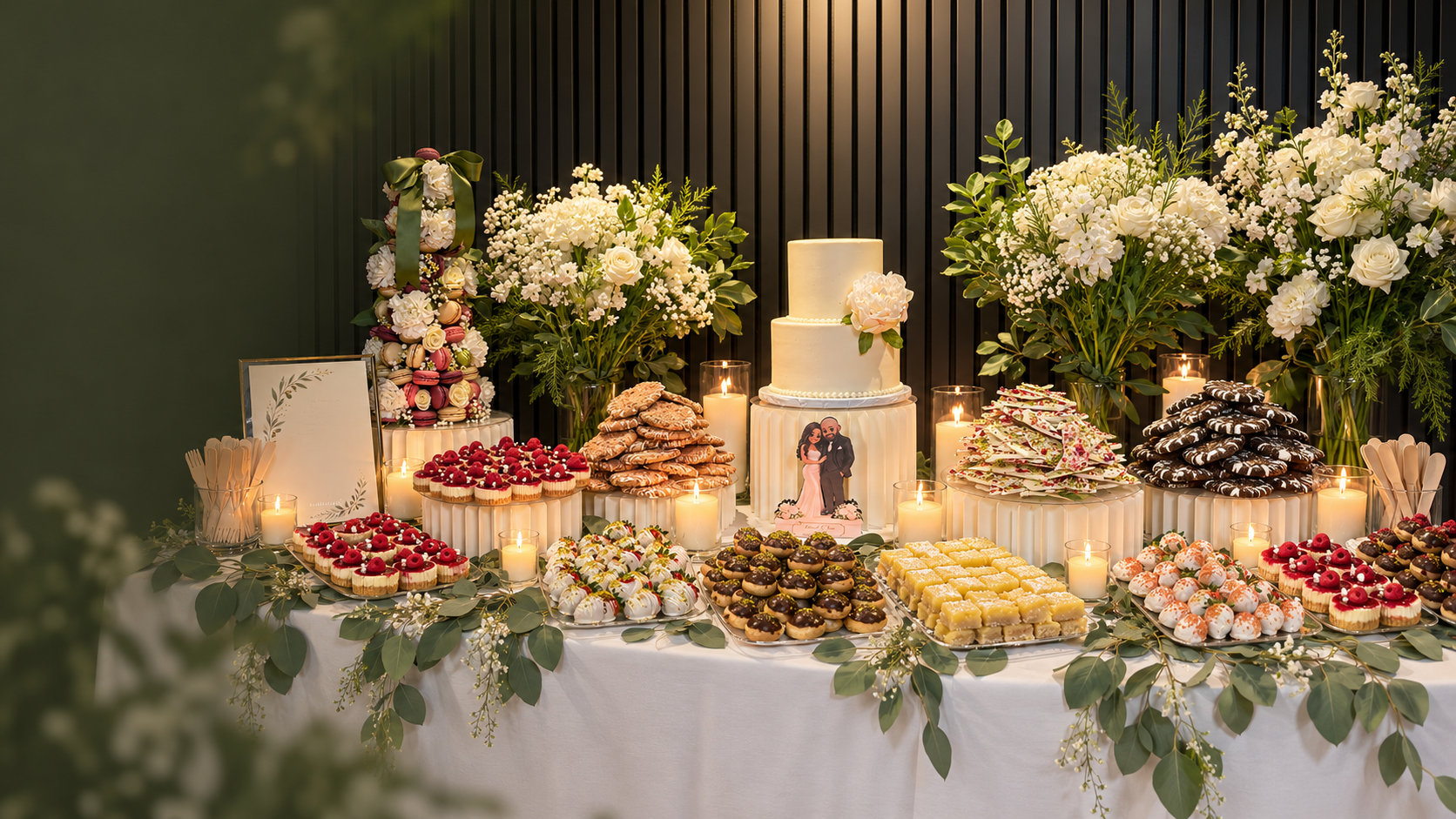 Wedding dessert table