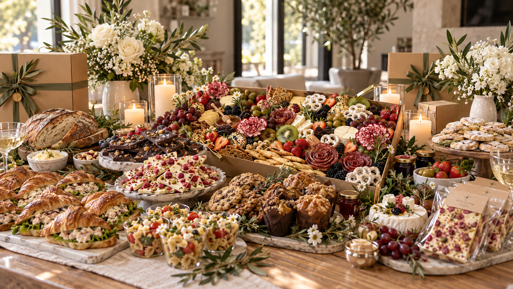 Everby wedding grazing and savory spread