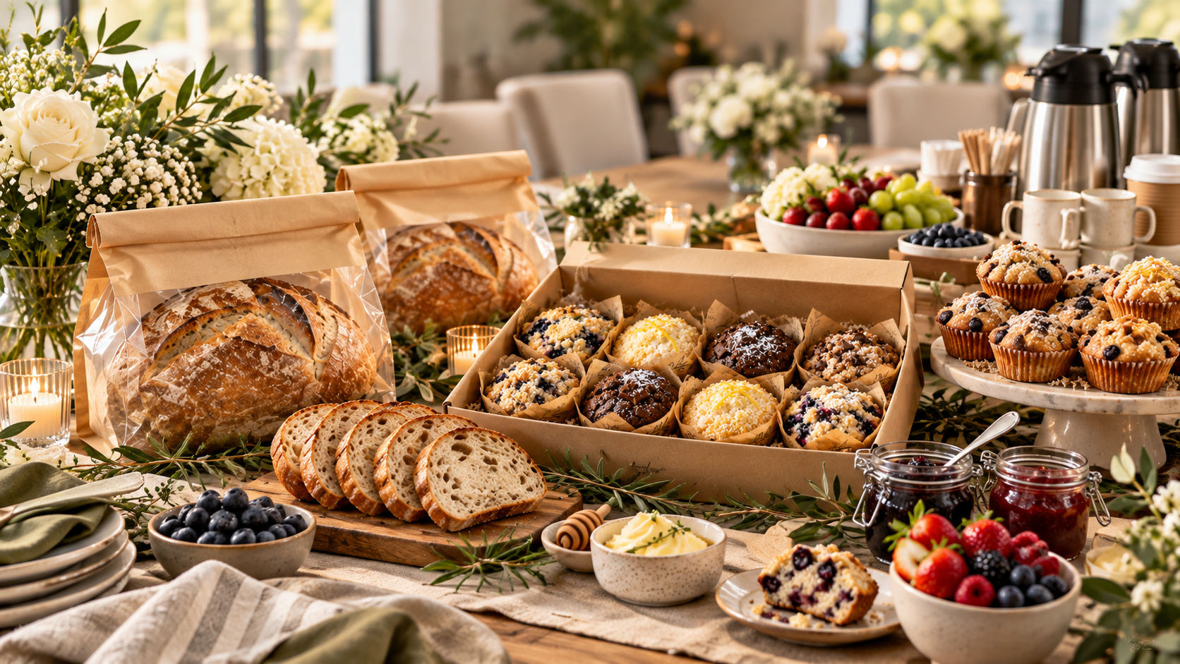 Everby bread, coffee, and breakfast program options