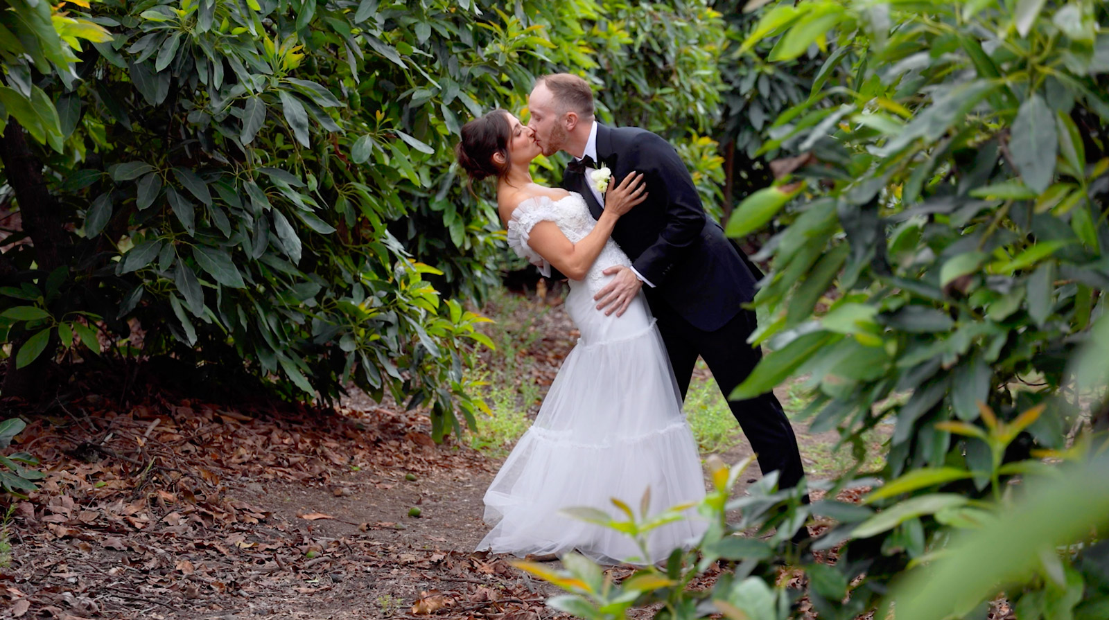 J Merino wedding couple