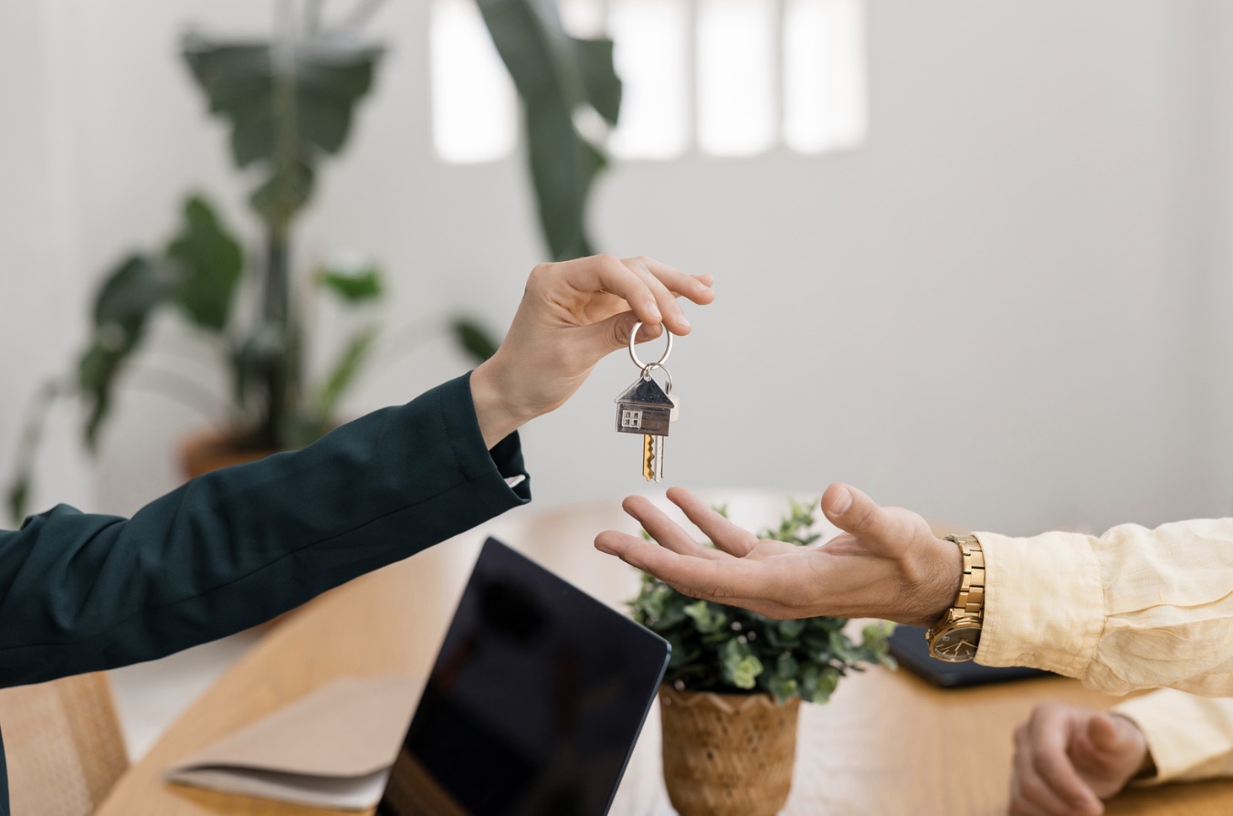 Keys handed over on settlement day