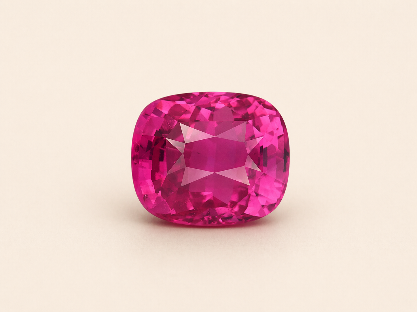 Pink Sapphire Heated