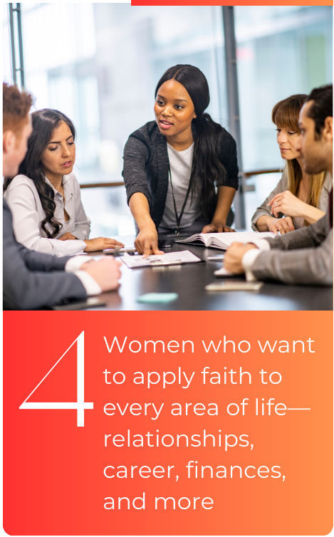 Women who want to apply faith to every area of life