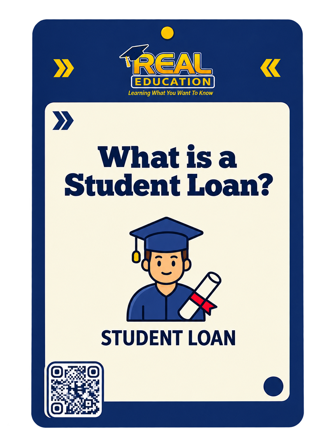 Student Loan Flex Deck card — front