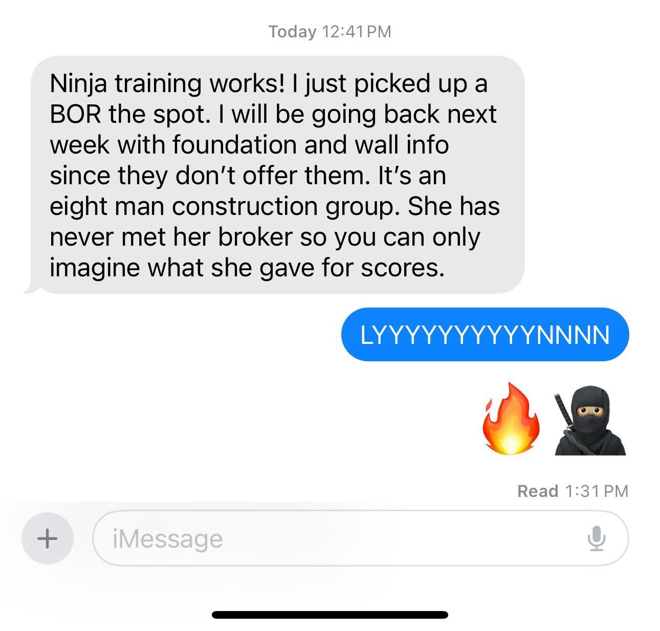 Producer testimonial screenshot