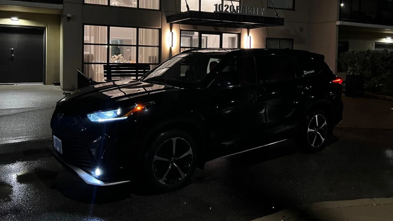 Don Quito Corp vehicle ready for a private ride in Guelph, Ontario