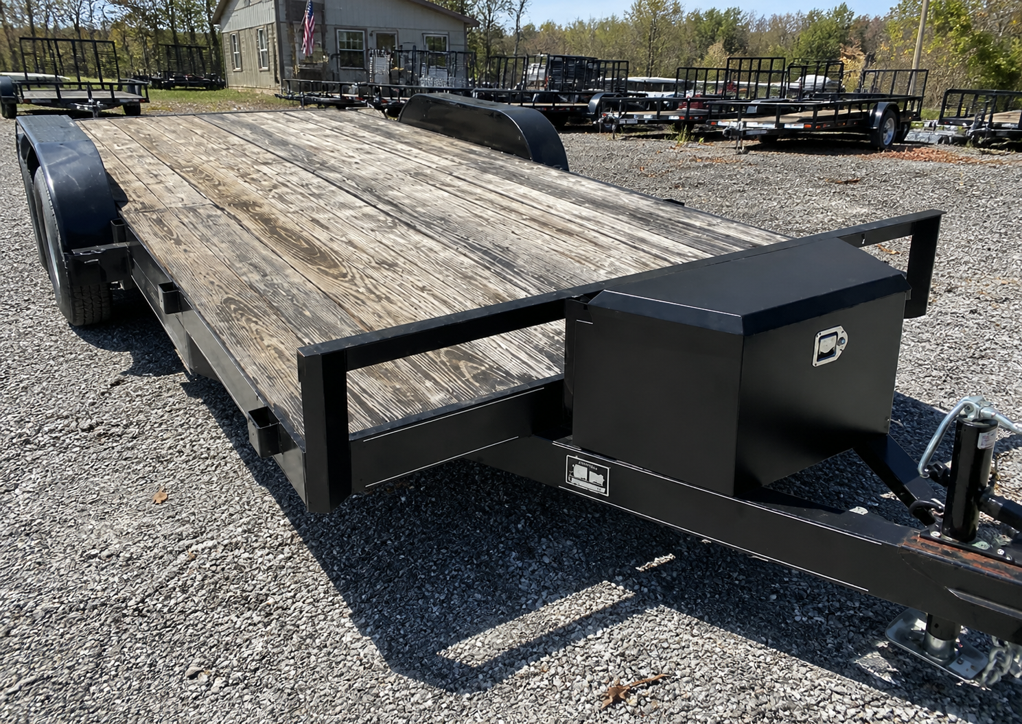 7x18ft car hauler trailer rental in Rio Linda, CA