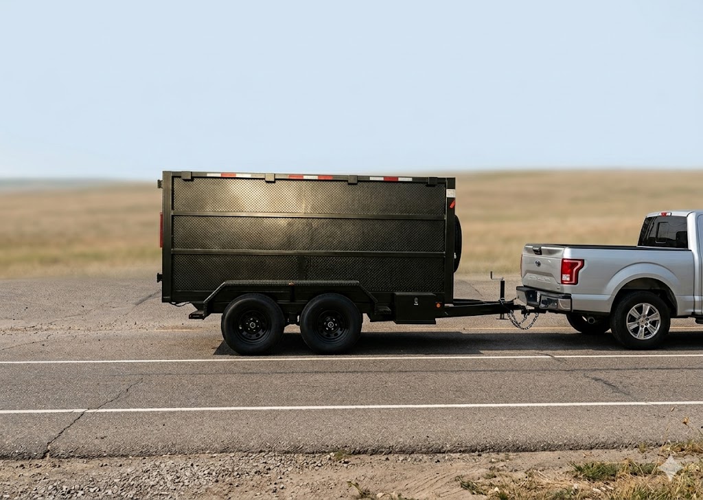 7x4x10ft dump trailer rental in Rio Linda, CA