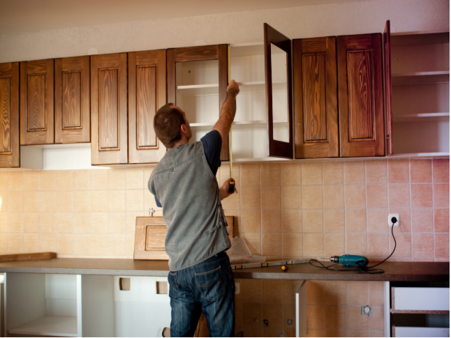 Comparing the cost of refinishing versus replacing kitchen cabinets