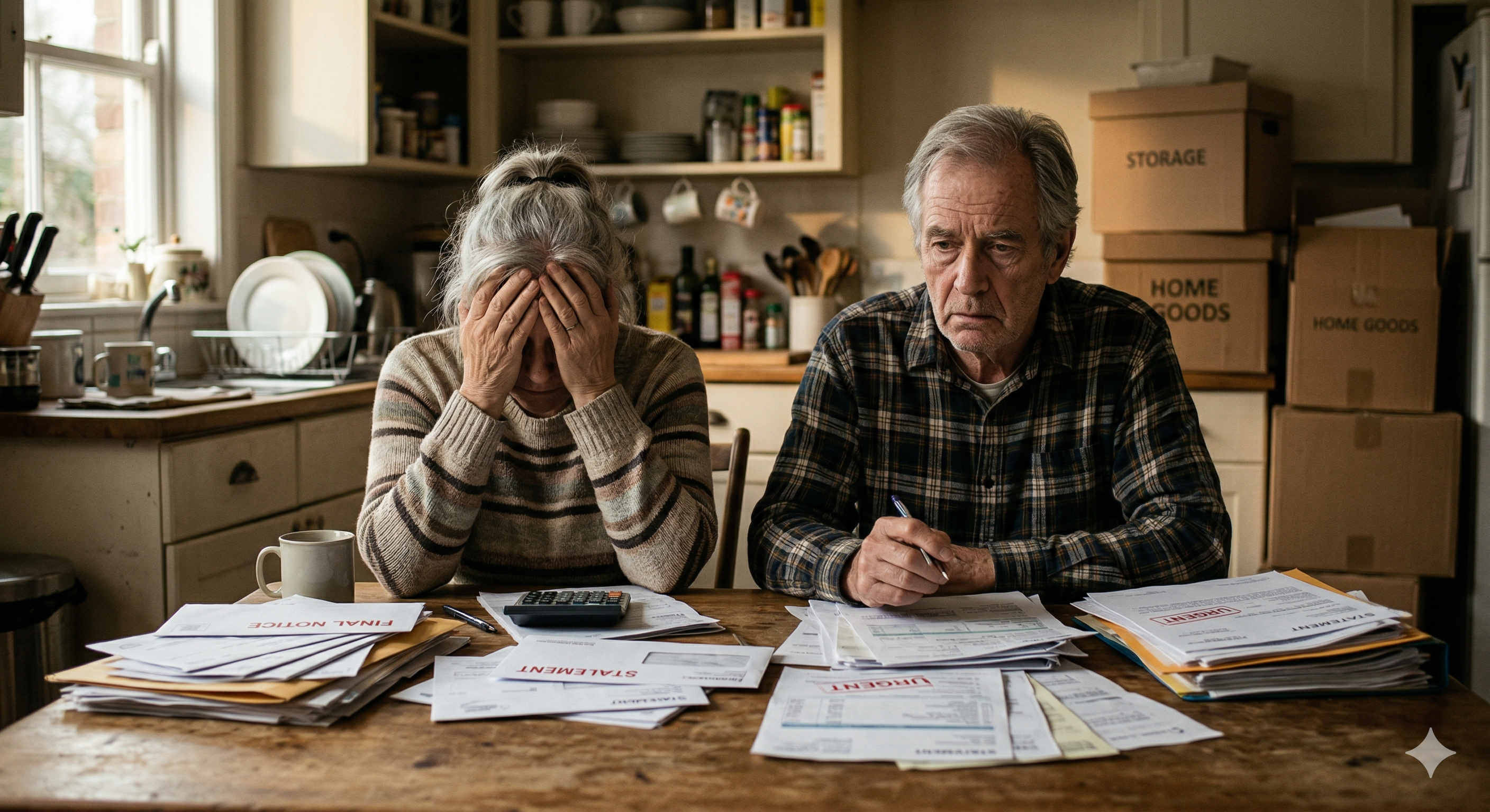 Stressed couple