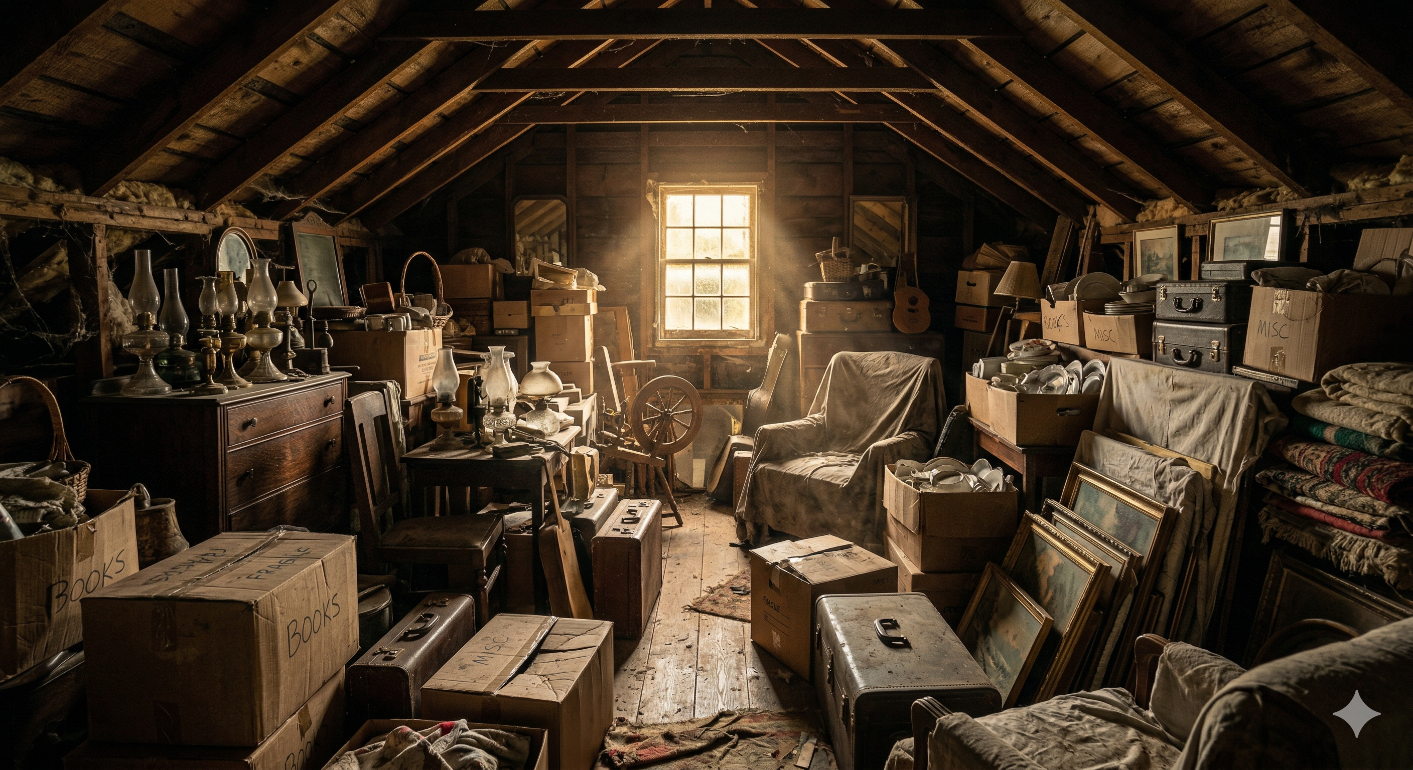 Attic belongings