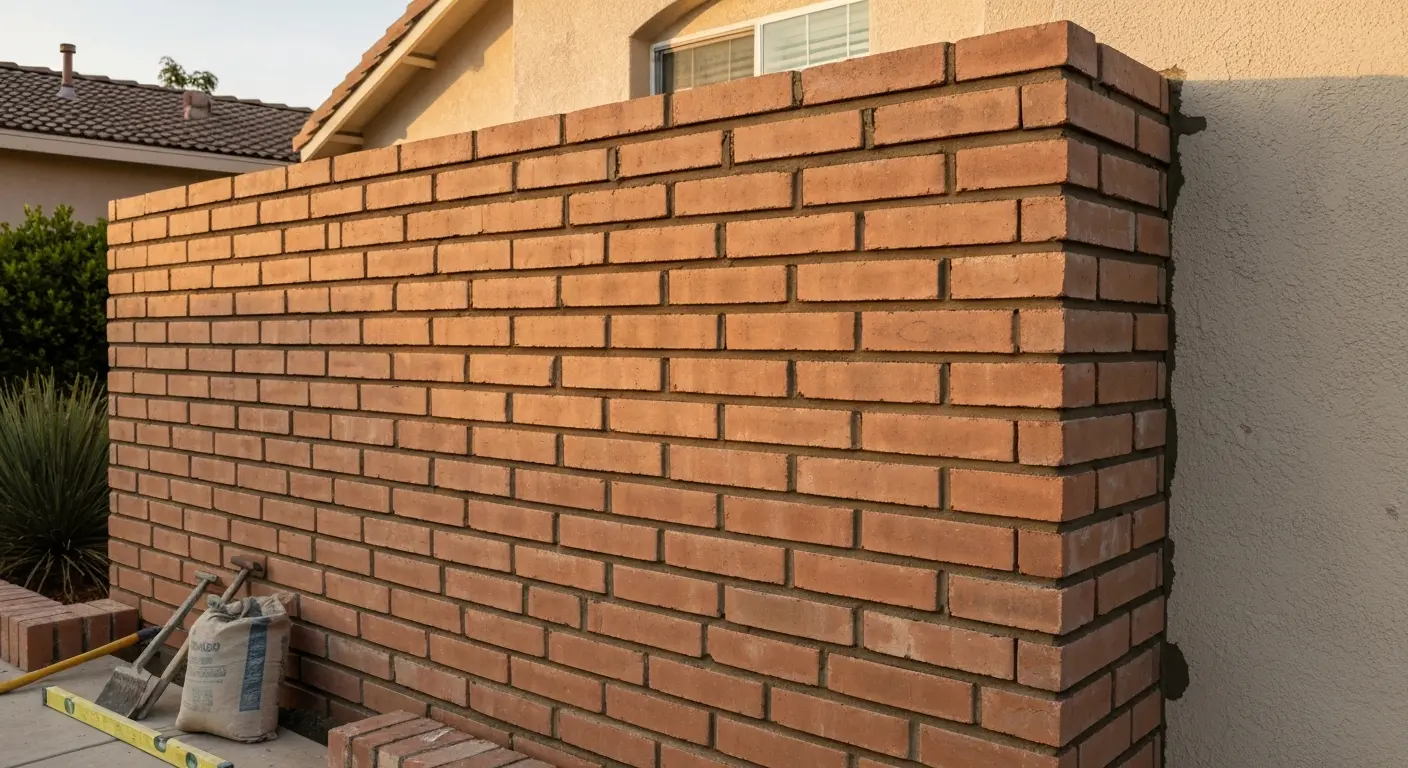 Brick veneer installation