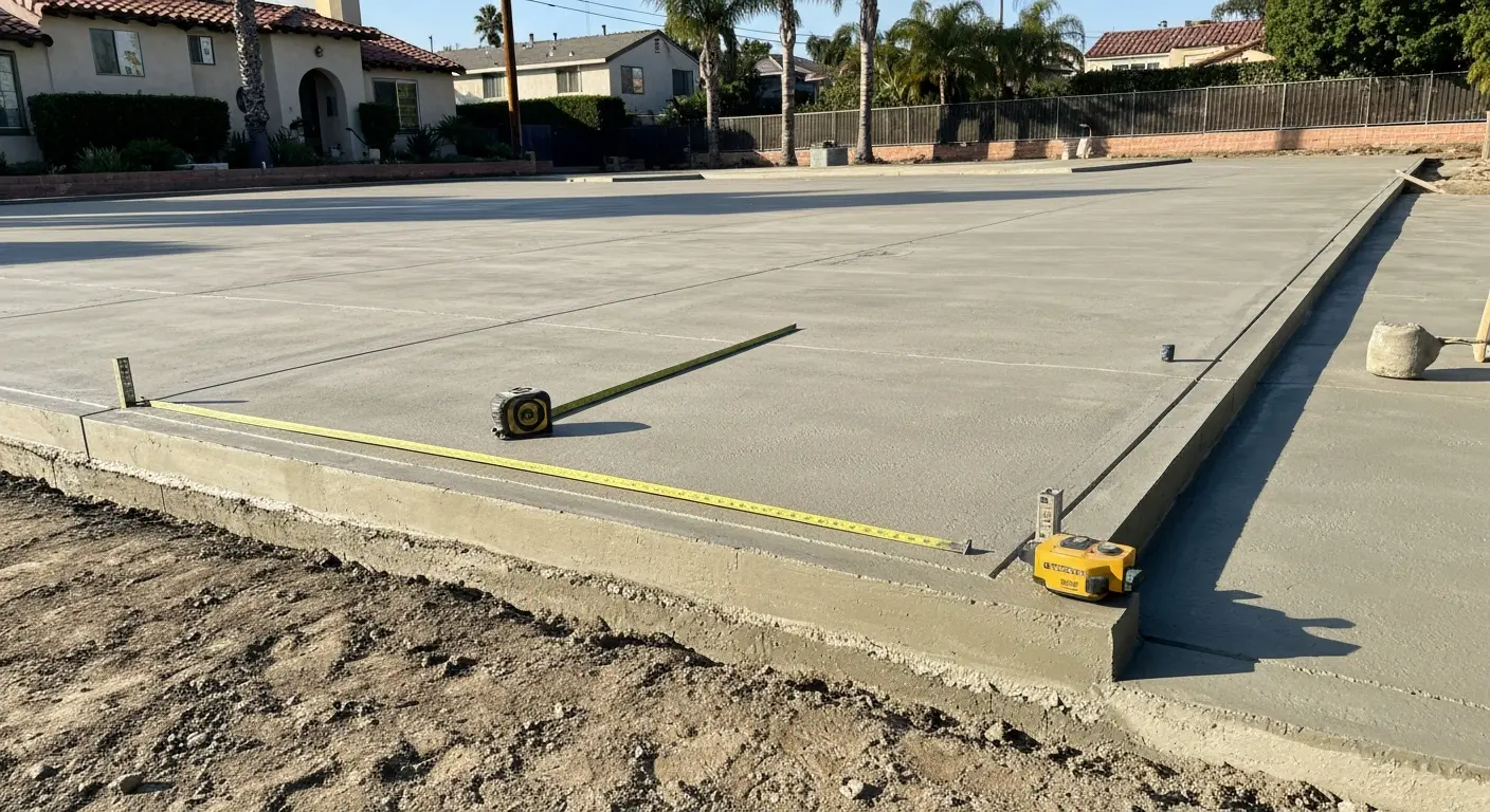 Foundation concrete slab